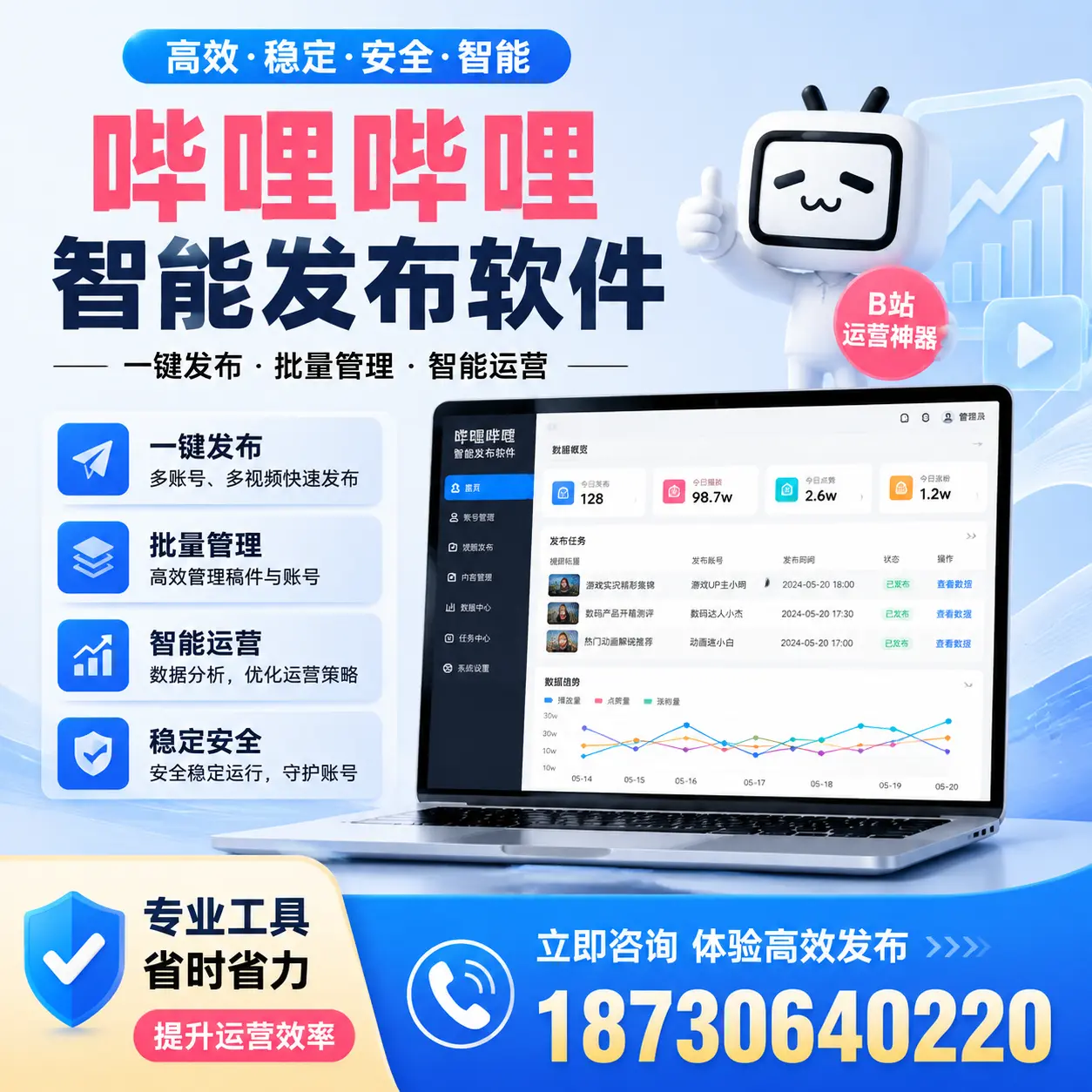 解密哔哩哔哩智能发布软件：功能与优势分析在 东城